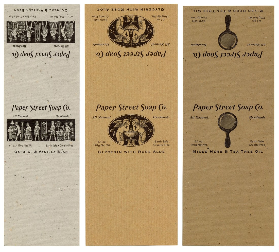 FIGHT CLUB (1999) - Set of Three Paper Street Soap Labels (1 of 5)