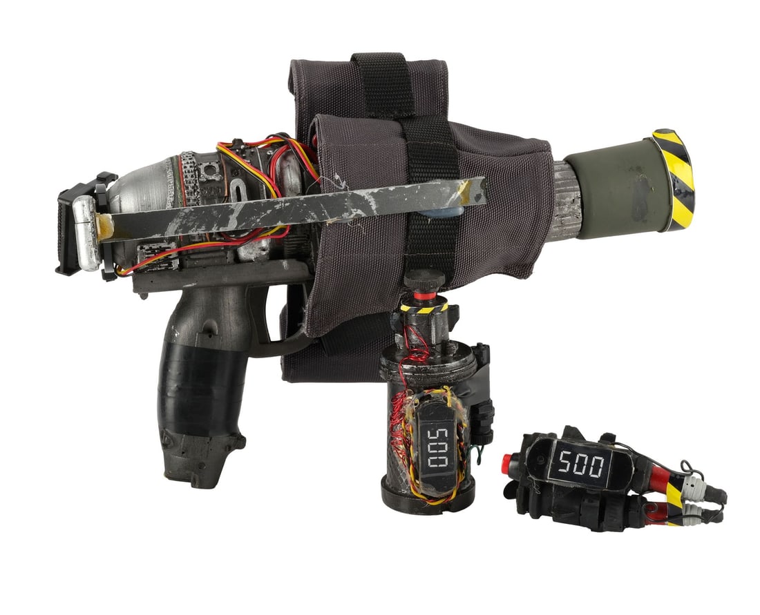 GHOSTBUSTERS (2016) - Proton Grenade Launcher with Proton Grenade and Repel Grenade: GHOSTBUSTERS (2016) - Proton Grenade Launcher with Proton Grenade and Repel Grenade - A proton grenade launcher with proton grenade and repel grenade from Paul Feig's Ghostbusters. After a