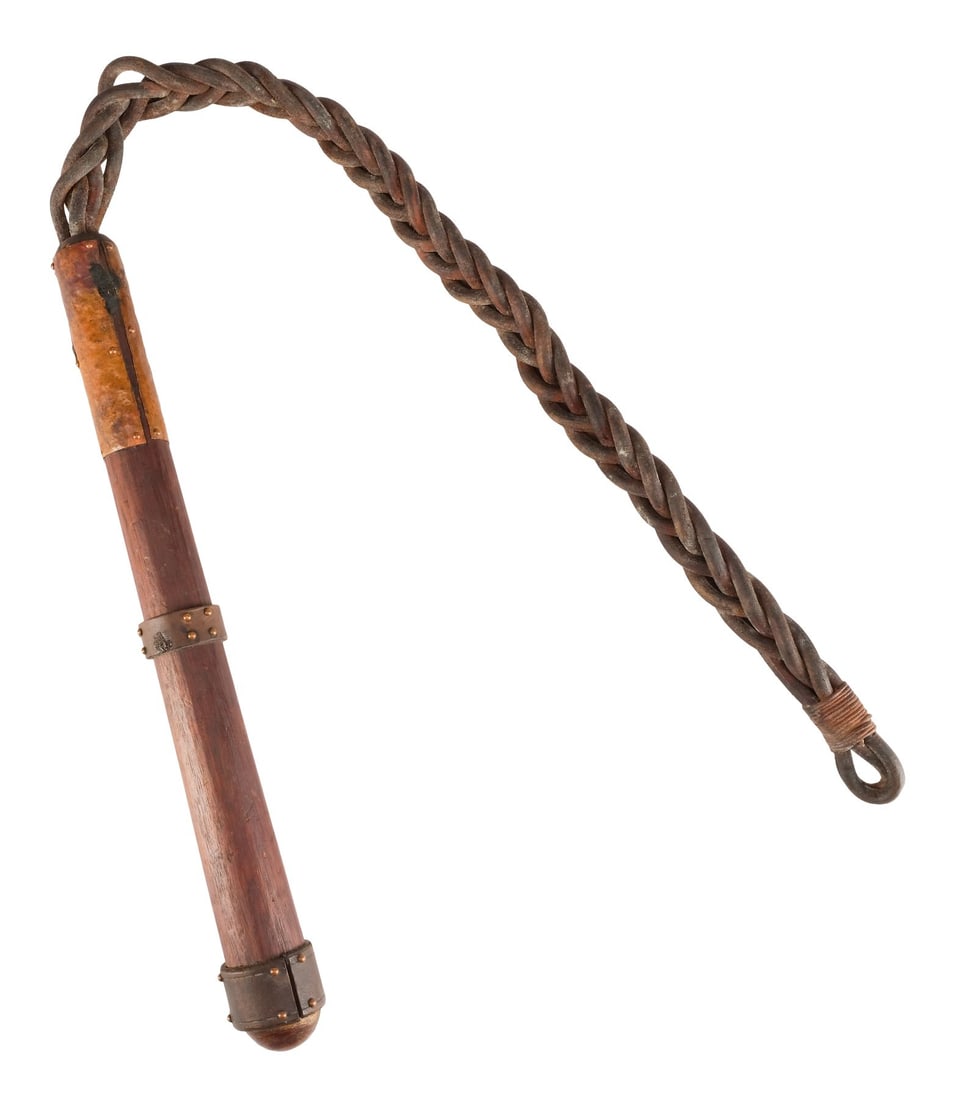 GLADIATOR (2000) - Gladiator Flail: GLADIATOR (2000) - Gladiator Flail - A gladiator flail from Ridley Scott's Gladiator. An armored gladiator used a flail to slay Maximus Decimus Meridius' (Russell Crowe) fellow fighters during