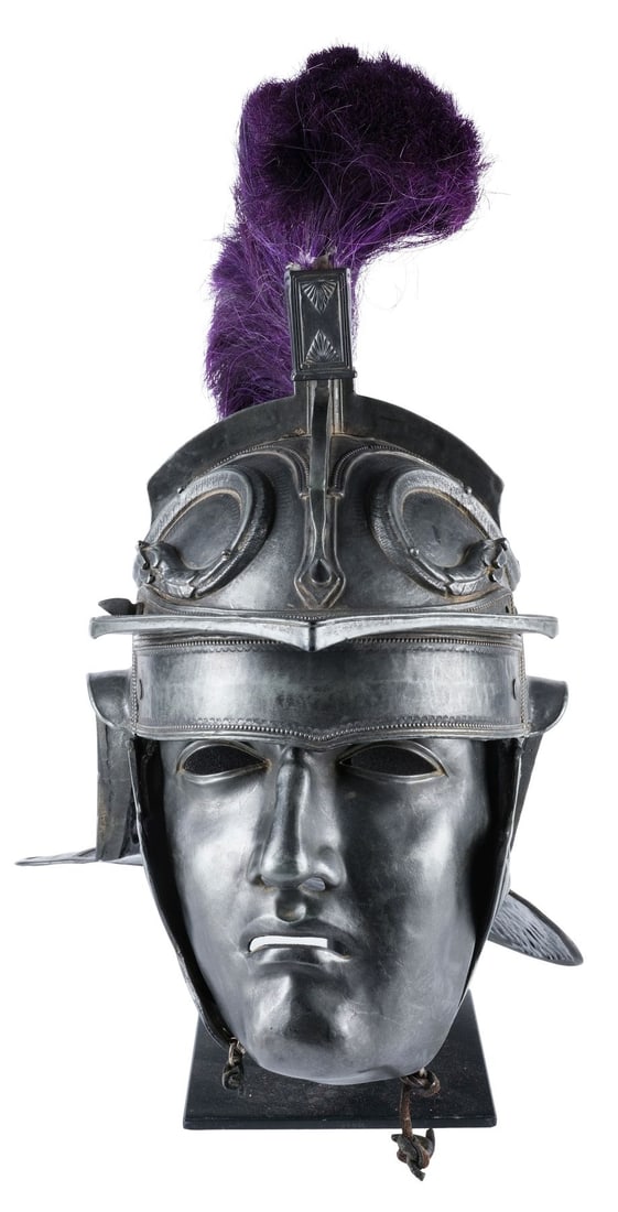 GLADIATOR 2 (2024) - Praetorian Guard Helmet: GLADIATOR 2 (2024) - Praetorian Guard Helmet - A Praetorian Guard helmet from Ridley Scott's Gladiator II. The Praetorian Guard, who were responsible for protecting and carrying out the orders of