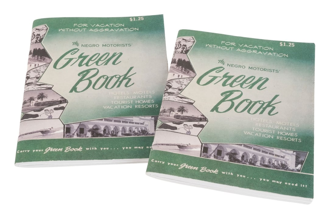 GREEN BOOK (2018) - Frank "Tony Lip" Vallelonga's (Viggo Mortensen) Pair of "Green Books": GREEN BOOK (2018) - Frank "Tony Lip" Vallelonga's (Viggo Mortensen) Pair of "Green Books" - Frank "Tony Lip" Vallelonga's (Viggo Mortensen) pair of "Green Books" from Peter Farrelly's Green Book. The