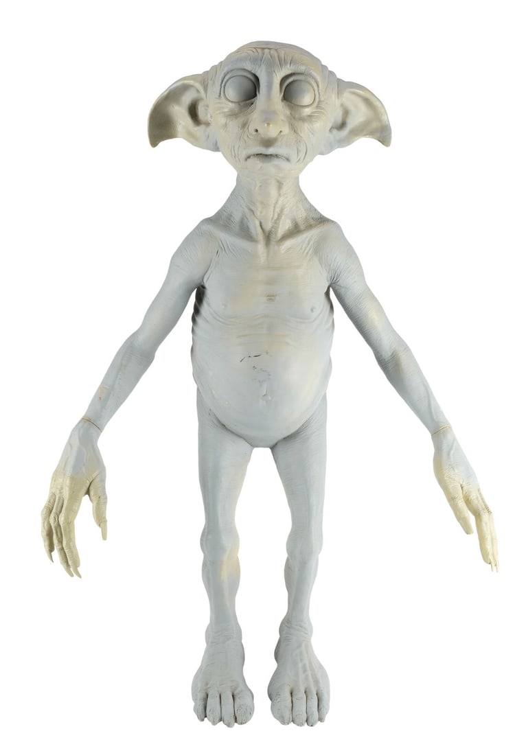HARRY POTTER FRANCHISE (1997 - 2011) - Life-Size Dobby (Toby Jones) Model Replica from Original (1 of 13)