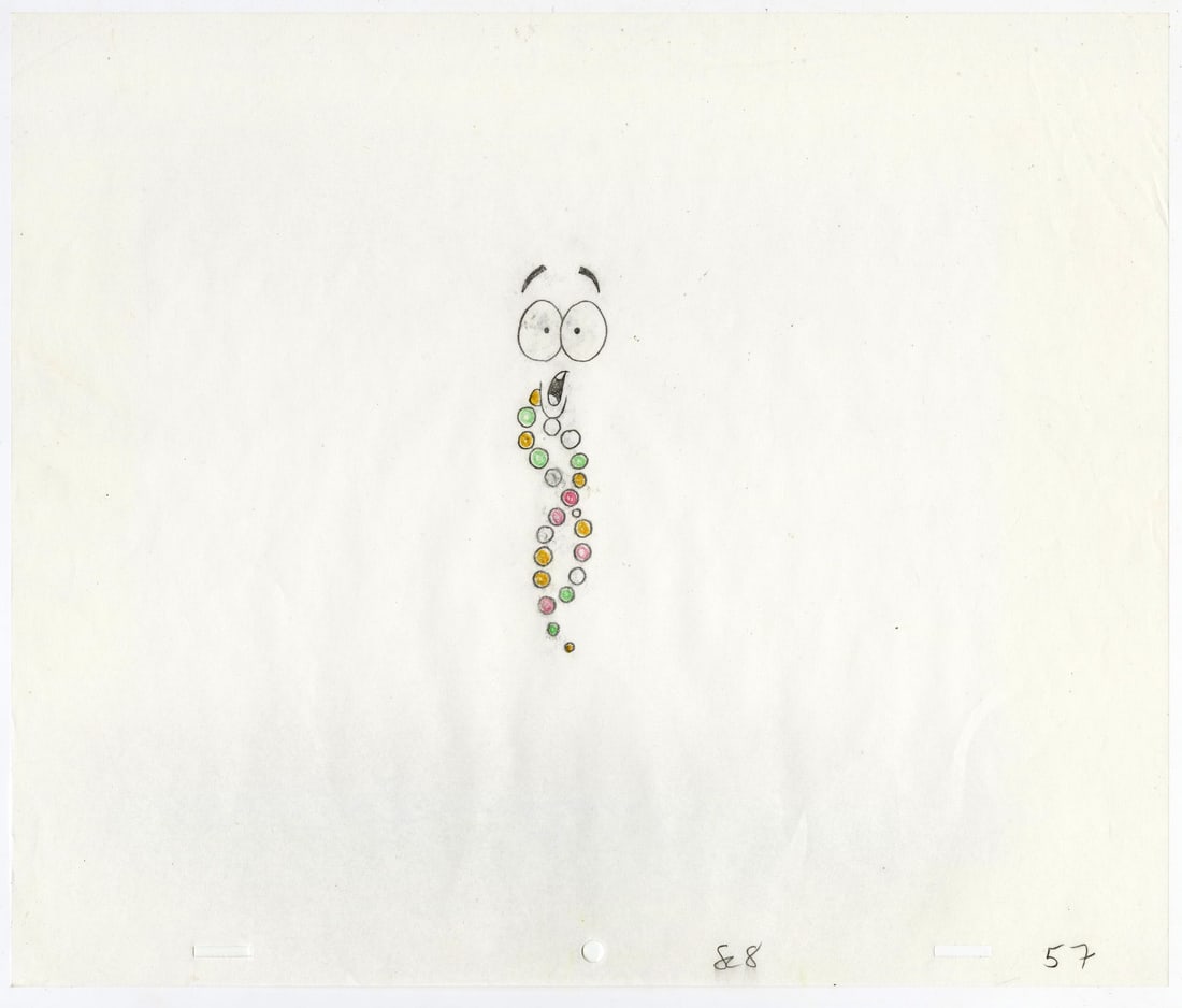 JURASSIC PARK (1993) - Mr. DNA Sketch (1 of 2)