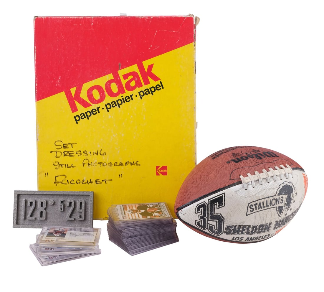 THE LAST BOY SCOUT (1991) - Mike Papac Collection: Collection of James Alexander "Jimmy" Dix (Damon: THE LAST BOY SCOUT (1991) - Mike Papac Collection: Collection of James Alexander "Jimmy" Dix (Damon Wayans) and Sheldon "Shelly" Marcone (Noble Willingham) Sports Memorabilia with Behind-the-Scenes Ph