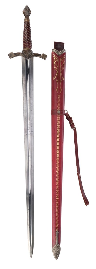 LEGEND OF THE SEEKER (2008-2010) - Darken Rahl's (Craig Parker) Metal Sword and Scabbard (1 of 14)