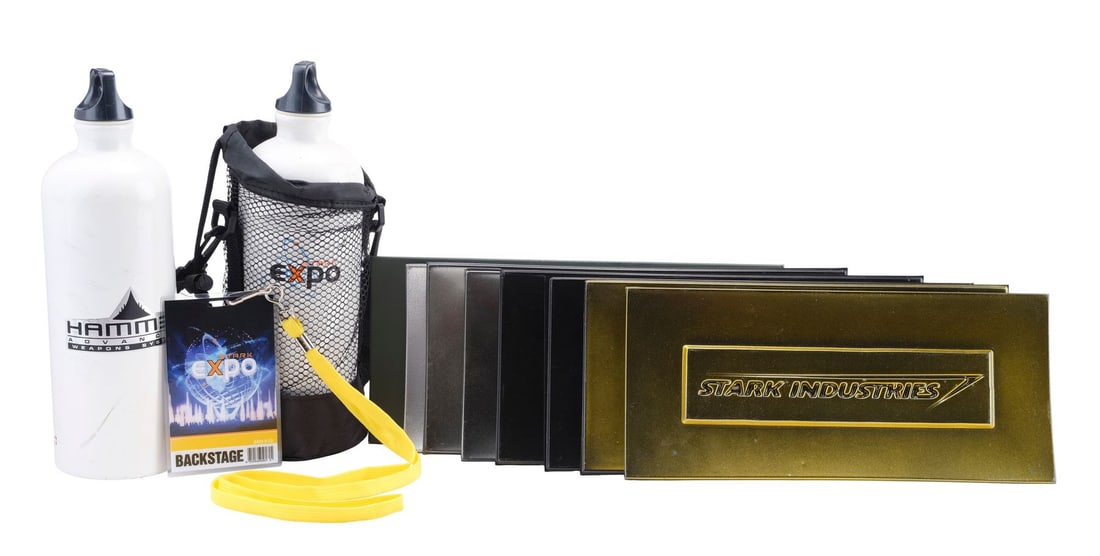 IRON MAN 2 (2010) - Stark Expo Ephemera: IRON MAN 2 (2010) - Stark Expo Ephemera - Stark Expo ephemera from Jon Favreau's Iron Man 2. Tony Stark (Robert Downey Jr.) held a worldwide expo with his namesake where organizations showcased their