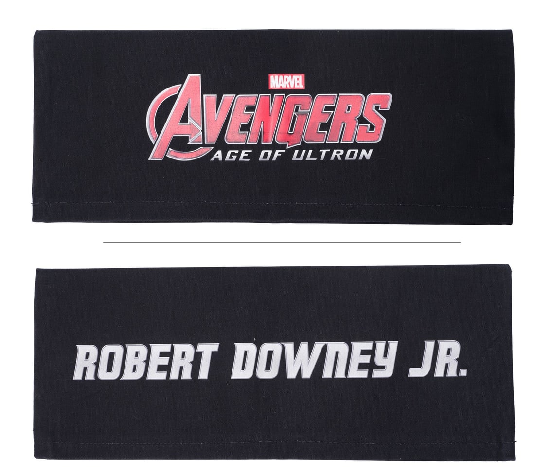 AVENGERS: AGE OF ULTRON (2015) - Robert Downey Jr.'s Chairback (1 of 3)