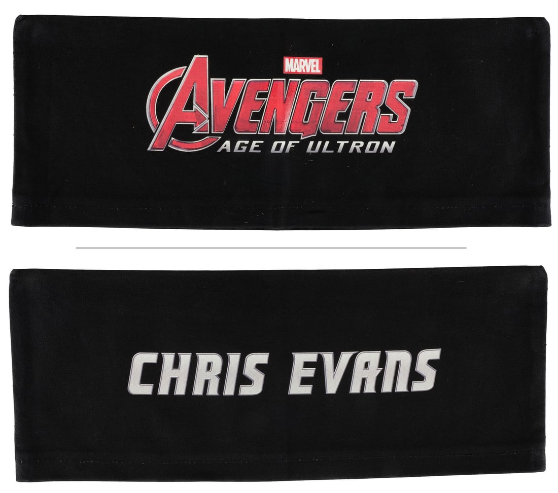 AVENGERS: AGE OF ULTRON (2015) - Chris Evans' Chairback (1 of 4)