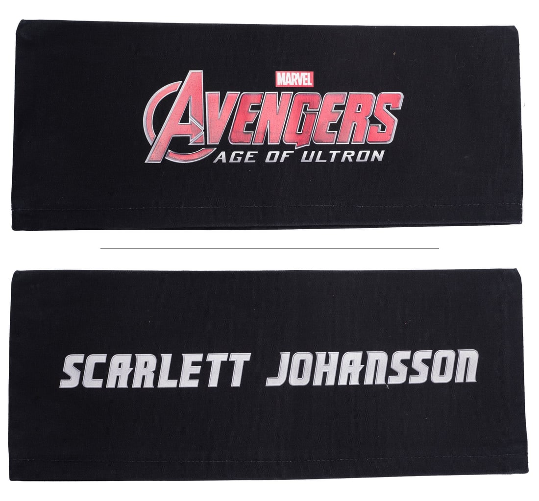 AVENGERS: AGE OF ULTRON (2015) - Scarlett Johansson's Chairback (1 of 3)