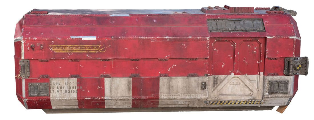 PITCH BLACK (2000) - Screen-Matched Large Hunter Gratzner Model Miniature Section (1 of 15)