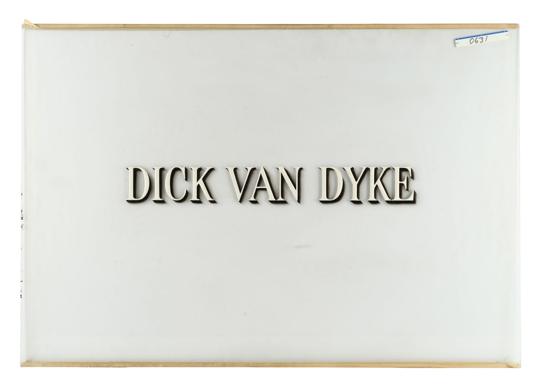 WHAT A WAY TO GO! (1964) - Dick Van Dyke's Hand-Painted Title Card (1 of 4)