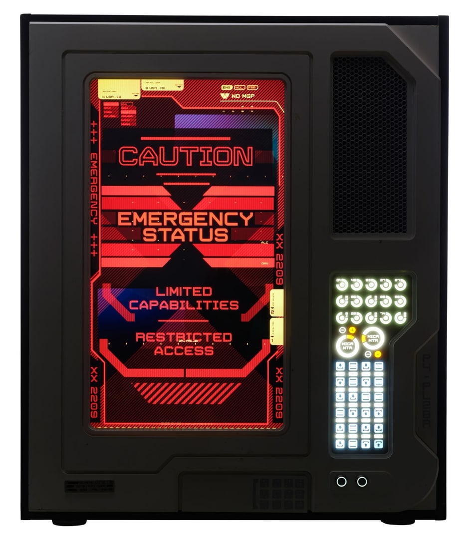 PROMETHEUS (2012) - Light-Up Lifeboat Console Display Panel: PROMETHEUS (2012) - Light-Up Lifeboat Console Display Panel - A light-up lifeboat console display panel from Ridley Scott's Prometheus. In the climactic sequence, panels were visible on the
