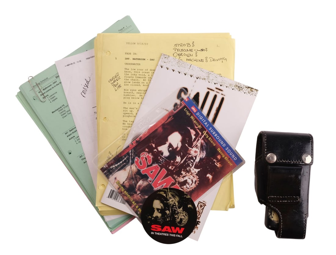 SAW (2004) - David A. Armstrong Collection: Armstrong's Personal Light Meter with Production: SAW (2004) - David A. Armstrong Collection: Armstrong's Personal Light Meter with Production Ephemera - The personal light meter of David A. Armstrong, director of photography for every Saw