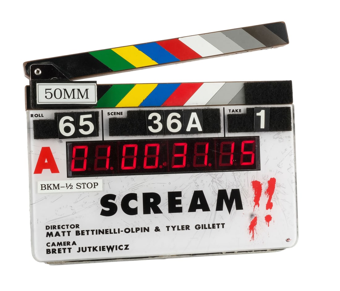SCREAM VI (2023) - Light-Up Digital "A" Camera Clapperboard (1 of 6)