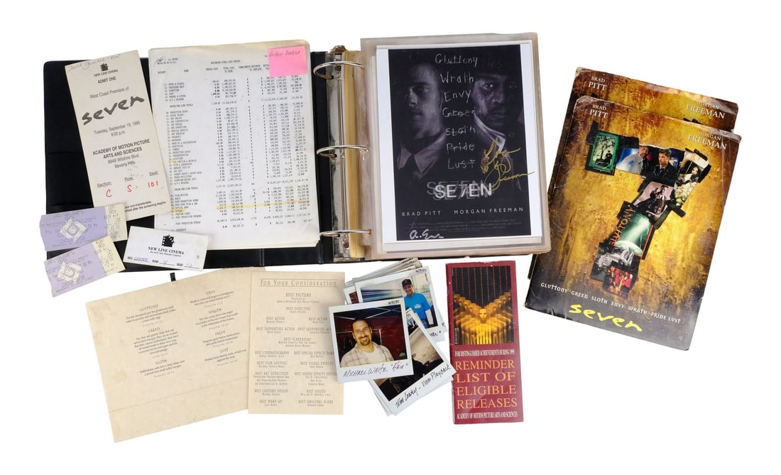 SE7EN (1995) - Production Storyboard Binder and Ephemera (1 of 12)