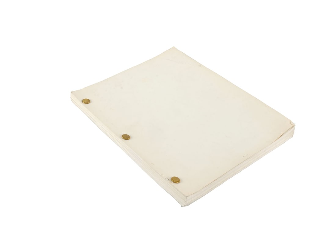 THE SHAWSHANK REDEMPTION (1994) - Bound Final Draft Script: THE SHAWSHANK REDEMPTION (1994) - Bound Final Draft Script - A bound final draft script from Frank Darabont's Shawshank Redemption. Sentenced to life in Shawshank State Penitentiary, Andy Dufresne (Ti