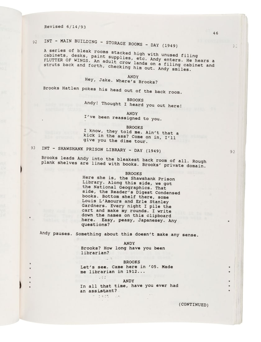 THE SHAWSHANK REDEMPTION (1994) - Bound Final Draft Script - 7