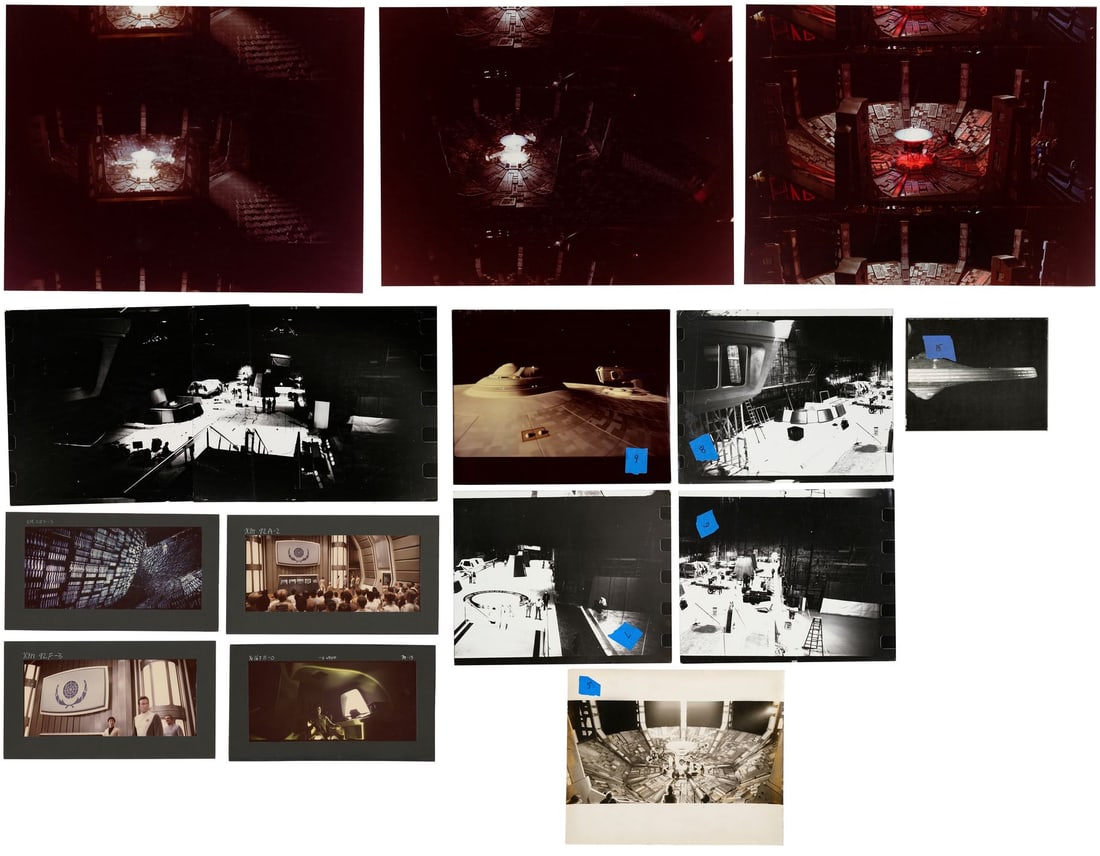 STAR TREK: THE MOTION PICTURE (1979) - Collection of 18 Hand-Marked Storyboards with 13 BTS Photos: STAR TREK: THE MOTION PICTURE (1979) - Collection of 18 Hand-Marked Storyboards with 13 BTS Photos - A collection of 18 hand-marked storyboards with 13 BTS photos from Robert Wise's Star Trek: The