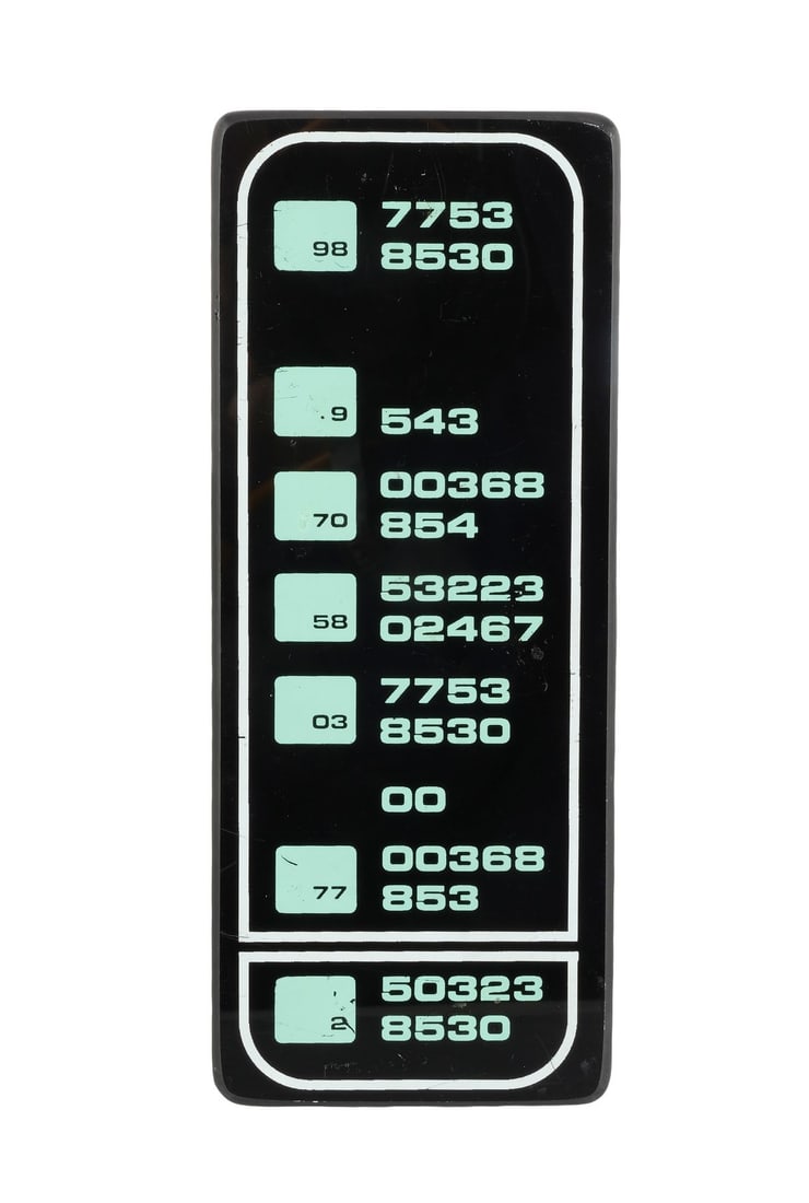 STAR TREK VI: THE UNDISCOVERED COUNTRY (1991) - Door Control Panel (1 of 8)