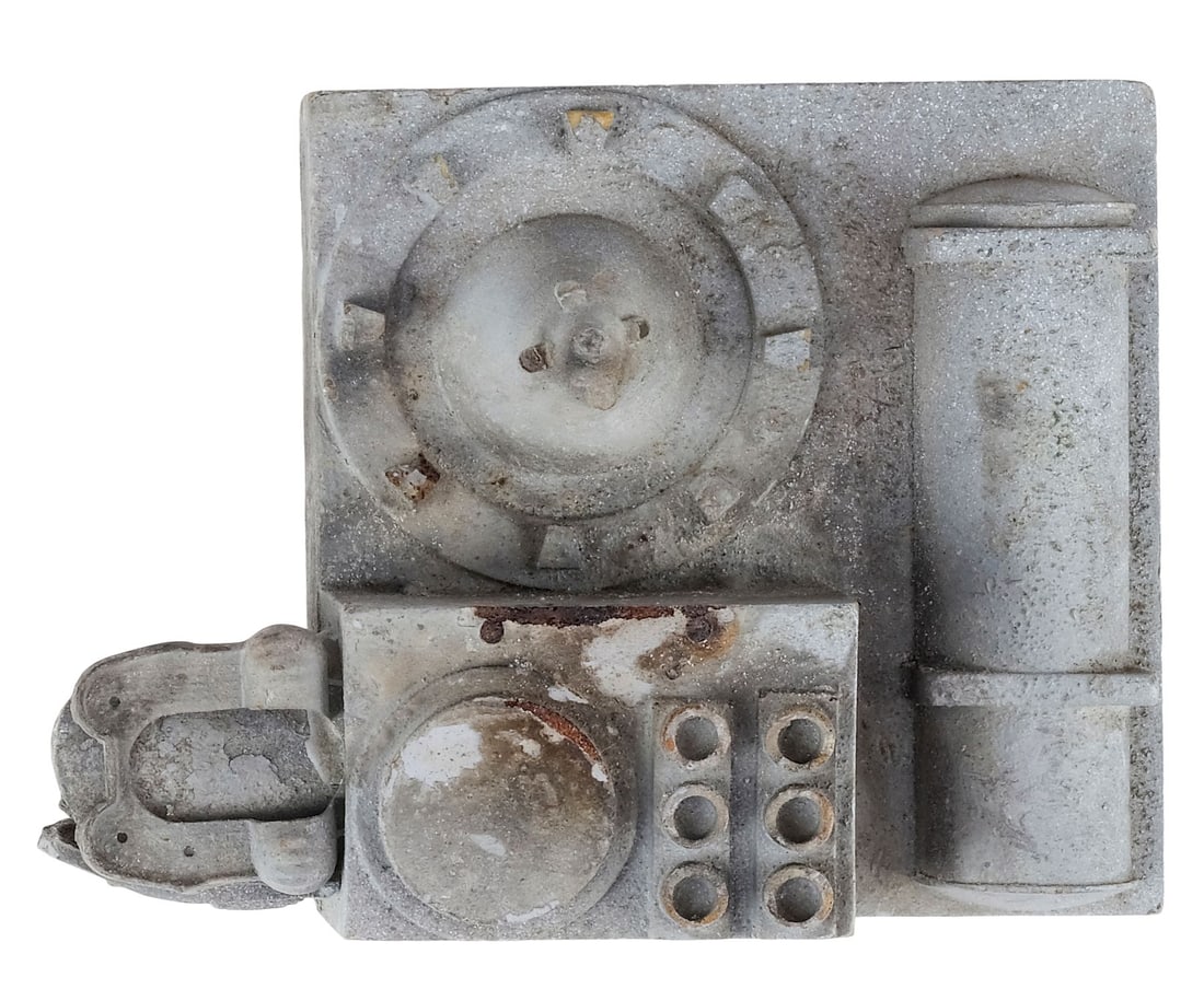 STAR WARS: A NEW HOPE (1977) - High-Altitude Death Star Surface Model Miniature Panel (1 of 8)