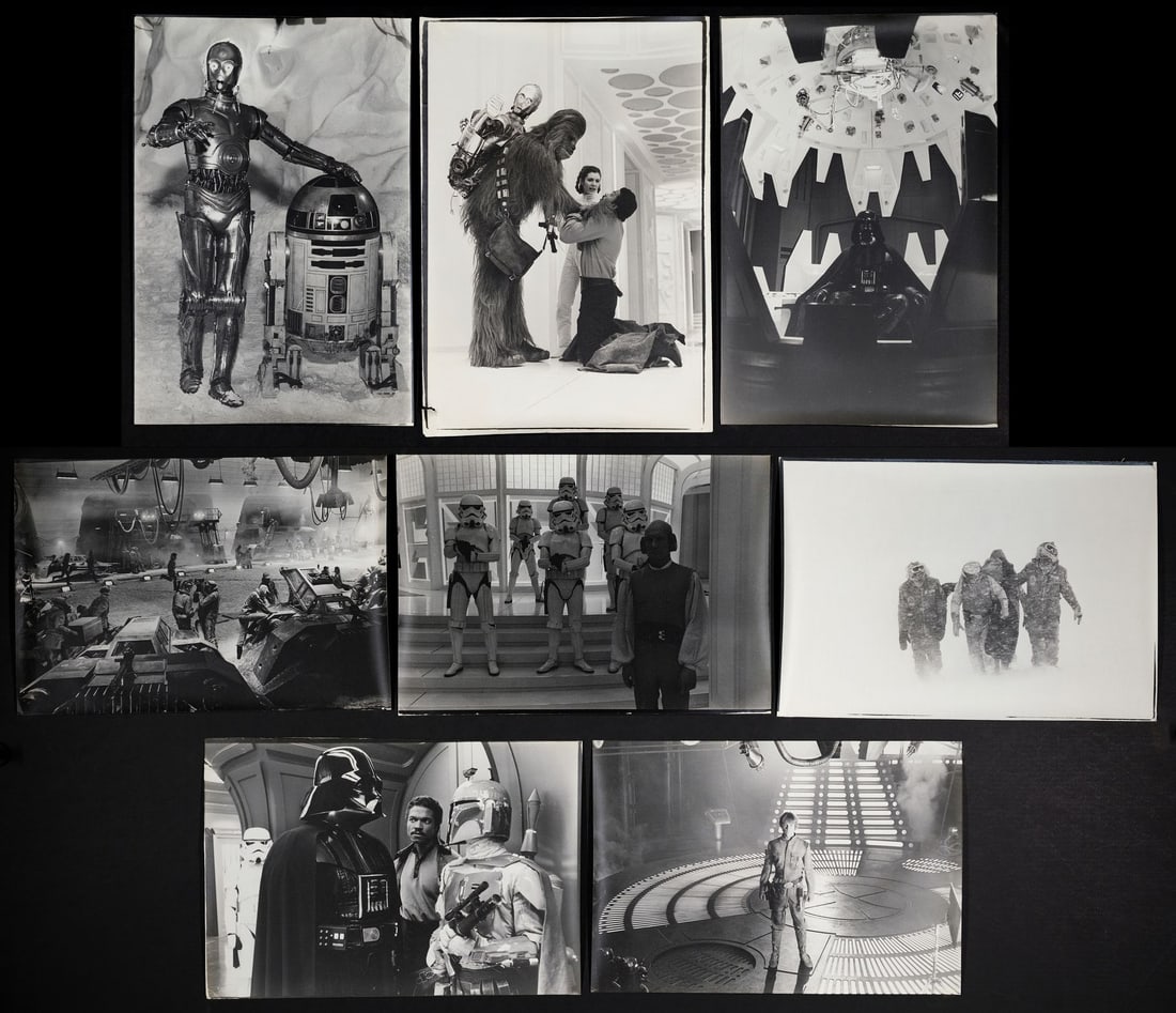 STAR WARS: THE EMPIRE STRIKES BACK (1980) - Set of Eight Hand-Numbered Production Still Posters (1 of 3)