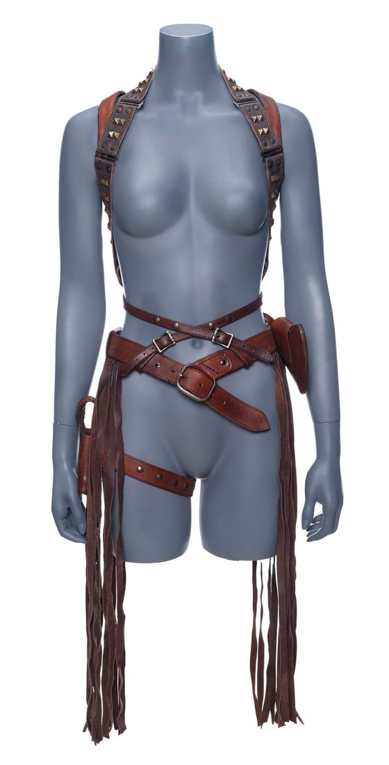 SUCKER PUNCH (2011) - Blondie's (Vanessa Hudgens) Stunt Ax and Gun Rig: SUCKER PUNCH (2011) - Blondie's (Vanessa Hudgens) Stunt Ax and Gun Rig - Blondie's (Vanessa Hudgens) stunt ax and gun rig from Zack Snyder's Sucker Punch. Blondie wielded her signature ax and wore her