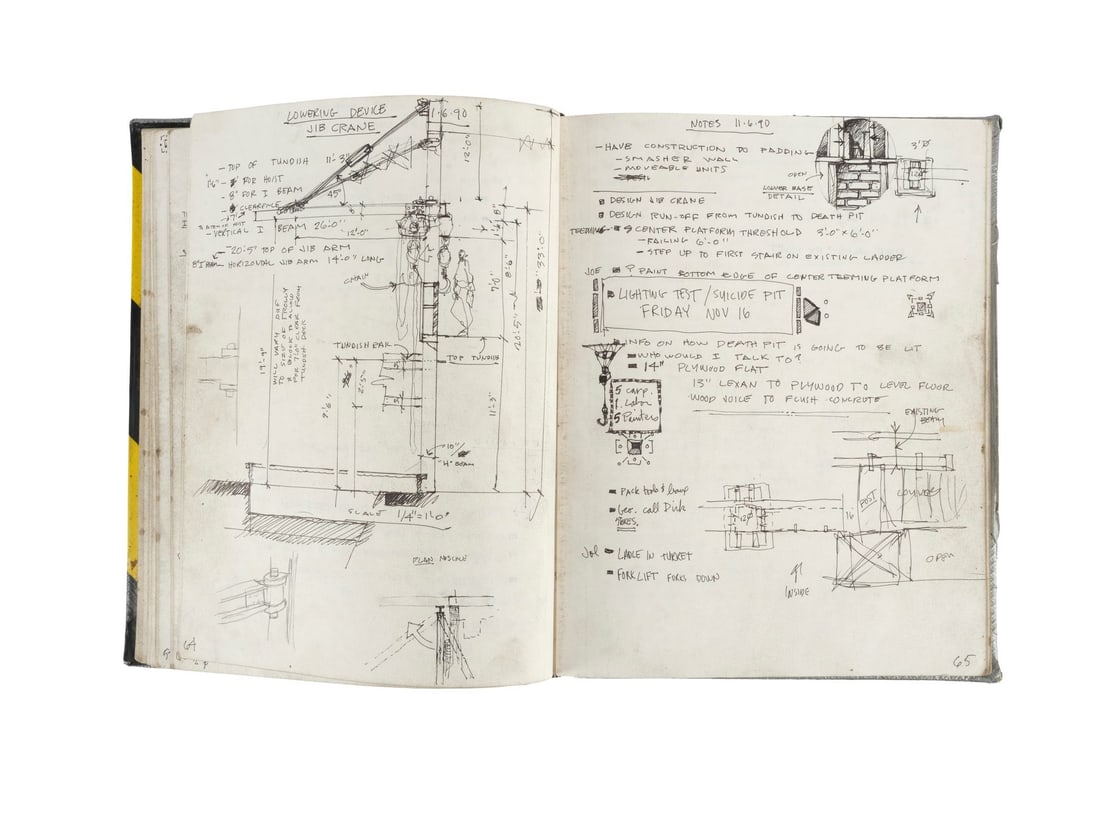TERMINATOR 2: JUDGMENT DAY (1991) - Set Designer Notebook - 15