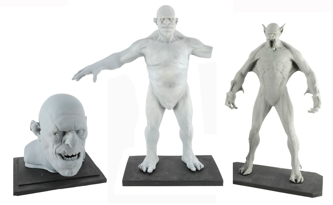 VAN HELSING (2004) - Set of Three Production Maquettes (1 of 18)