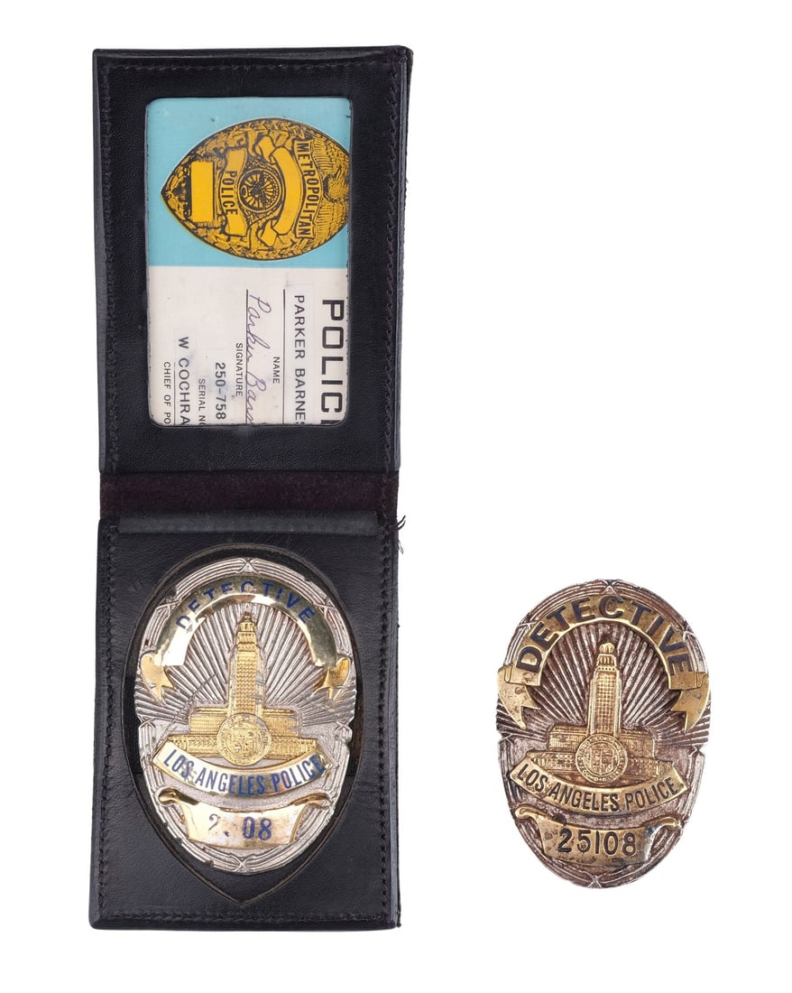 VIRTUOSITY (1995) - Lt. Parker Barnes' (Denzel Washington) Badge, ID Card, and Wallet (1 of 9)