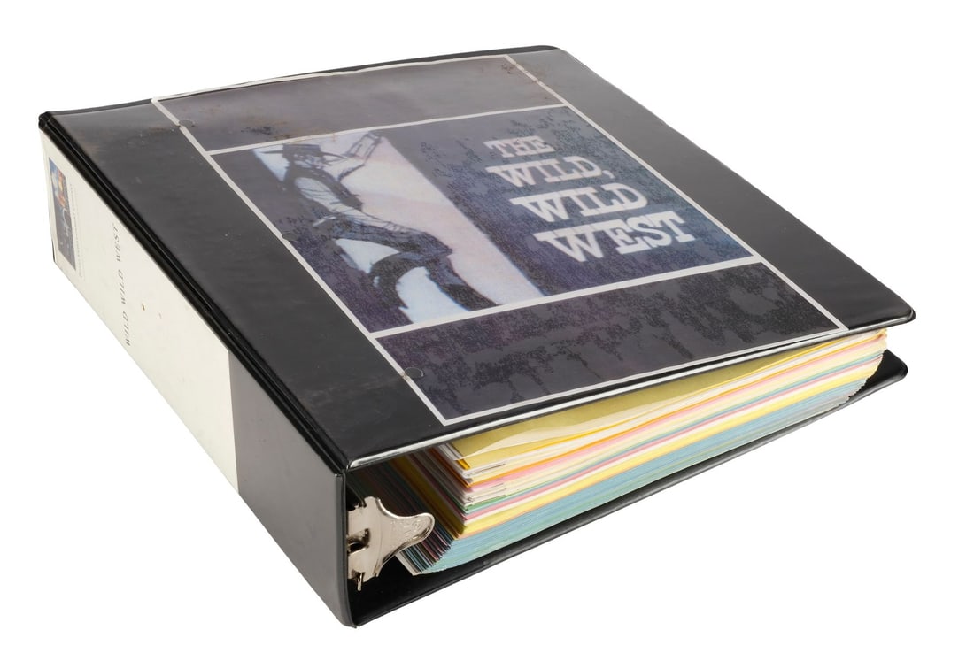 WILD WILD WEST (1999) - Production Paperwork Binder: WILD WILD WEST (1999) - Production Paperwork Binder - A binder of rarely-seen paperwork from the production of Barry Sonnenfeld's Wild Wild West. In the film-an adaptation of Michael Garrison's classi