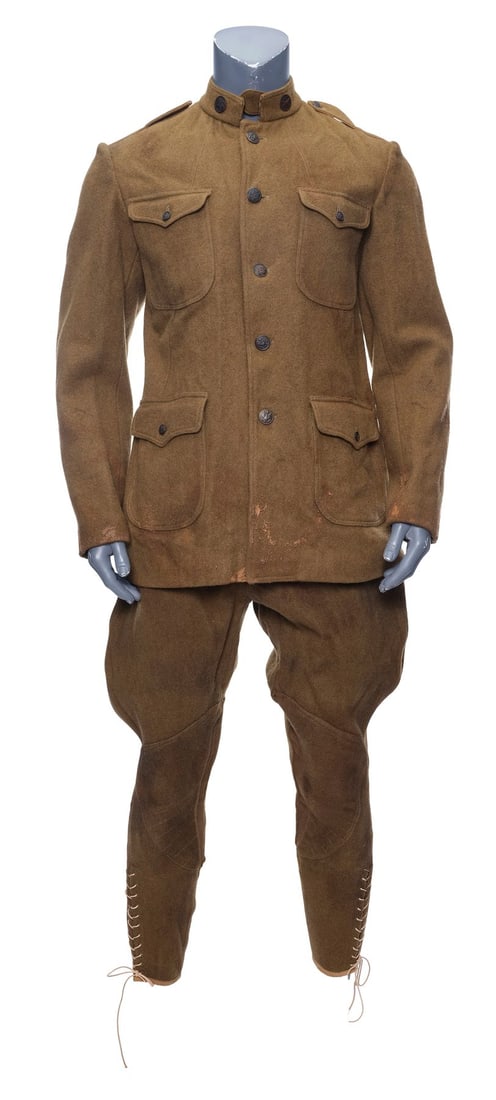X-MEN ORIGINS: WOLVERINE (2009) - Logan's (Hugh Jackman) World War I Army Costume (1 of 13)