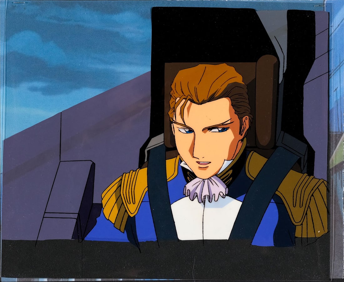 MOBILE SUIT GUNDAM WING (ANIME T.V. SERIES, 1995-1996) - Treize Khushrenada Original Production Cel (1 of 1)