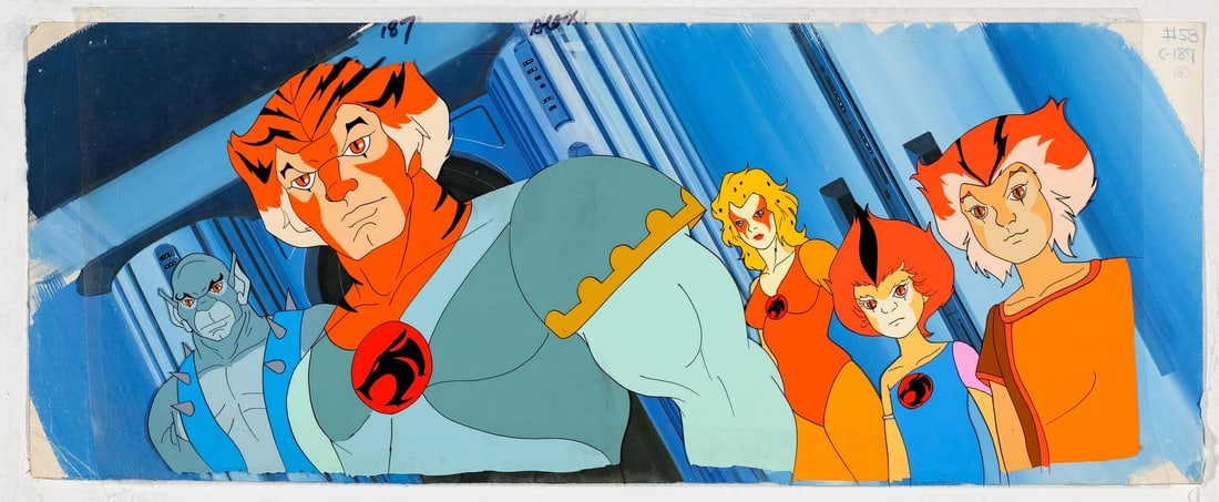 THUNDERCATS (T.V. SERIES, 1985 - 1989) - Tygra, Panthro, Cheetara, WilyKat, WilyKit Original (1 of 2)