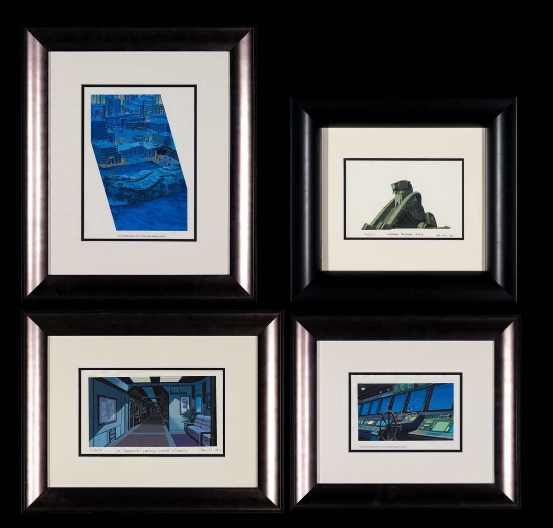 ULTIMATE AVENGERS, THE MOVIE (2012) - Ultimate Avengers Set of Four Original Production Backgrounds (1 of 9)