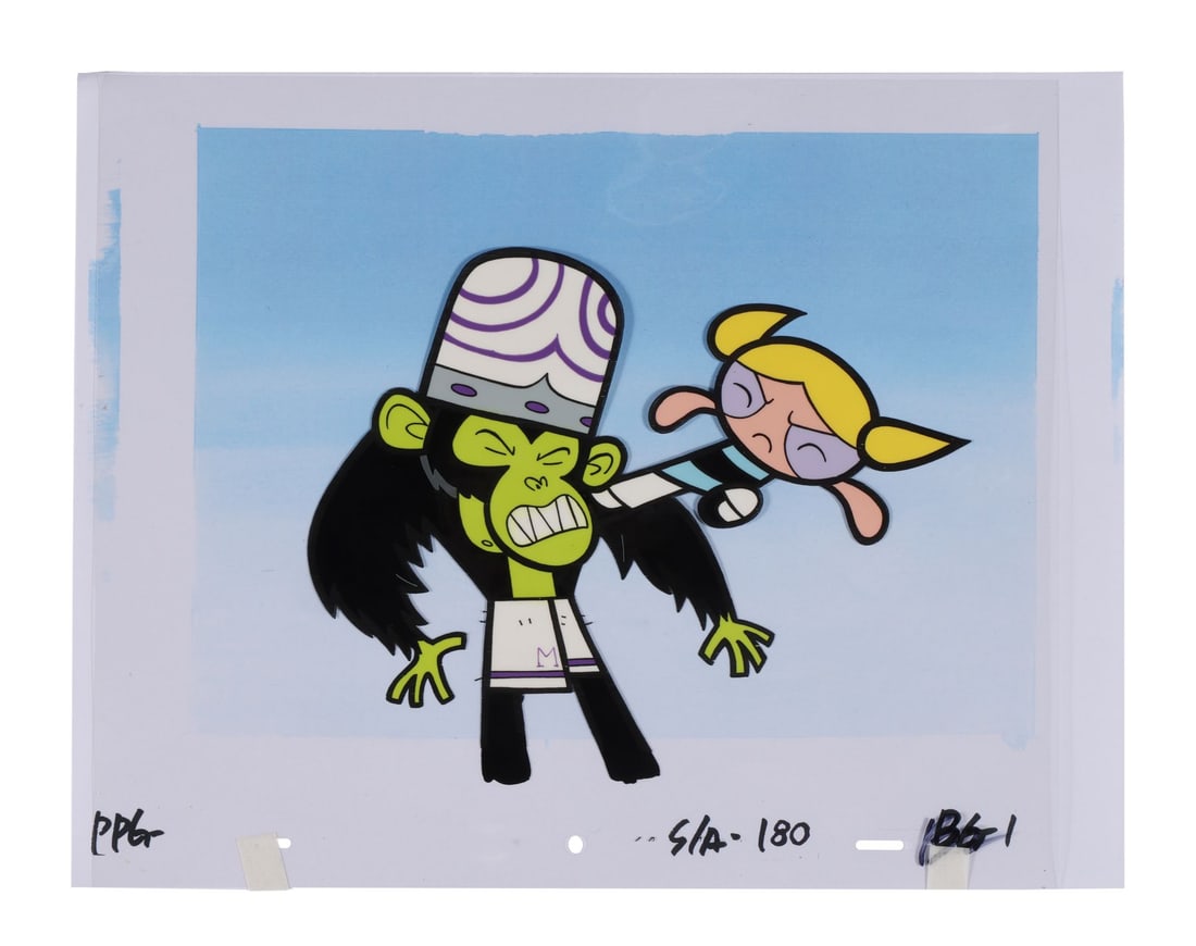 THE POWERPUFF GIRLS (T.V. SERIES, 1998-2005) - Bubbles Connects with Mojo Jojo Original Production (1 of 1)
