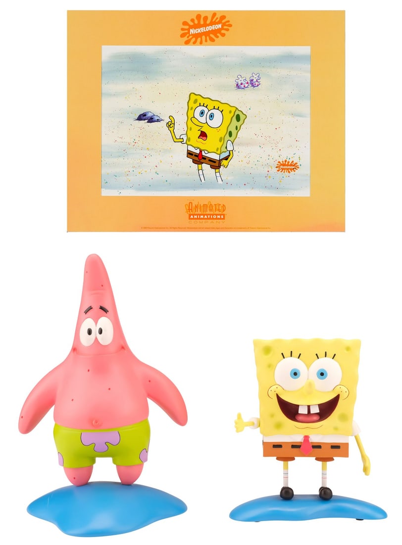 SPONGEBOB SQUAREPANTS (T.V. SERIES, 1999 - PRESENT) - Spongebob Squarepants Original Production Cel (1 of 9)