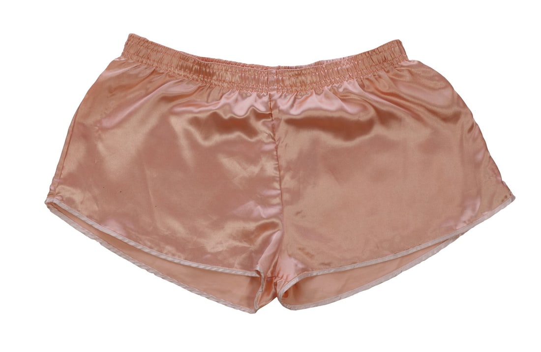AMY WINEHOUSE - Amy Winehouse's "Tears Dry on Their Own" Music Video Satin Shorts (1 of 4)