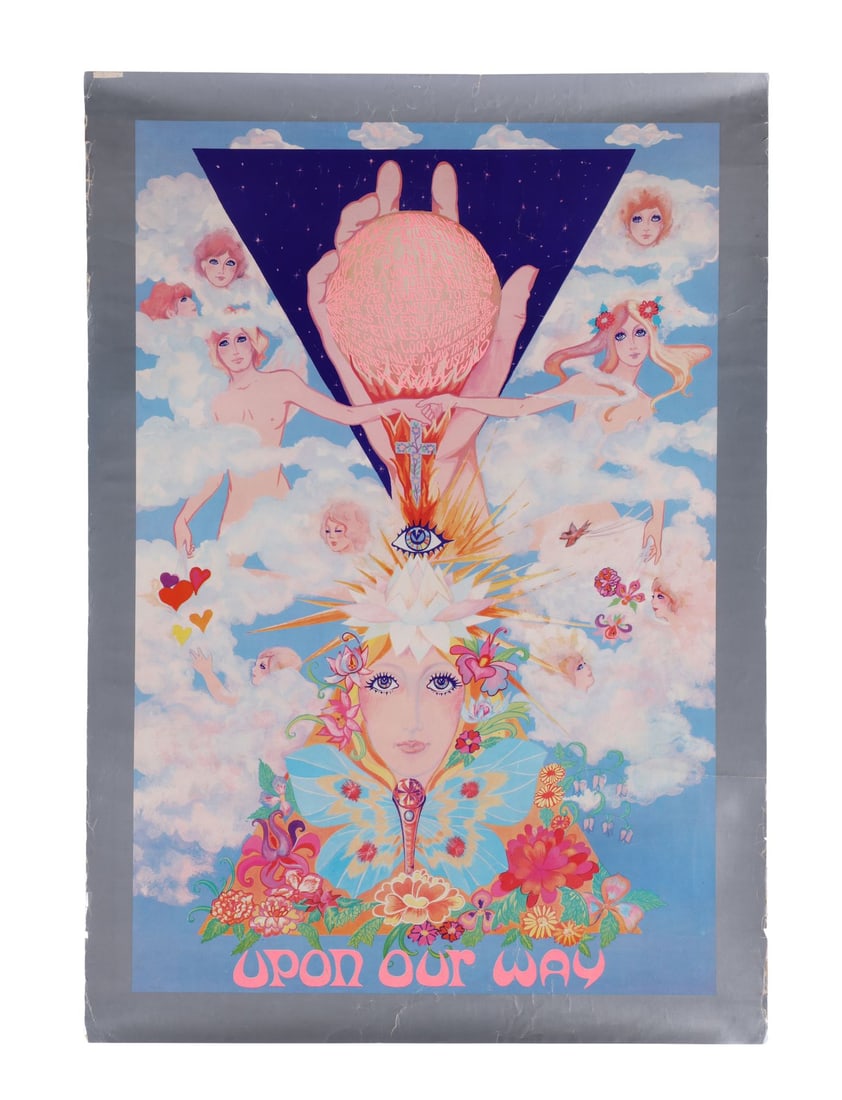 THE BEATLES - Upon Our Way Original Poster (1 of 3)