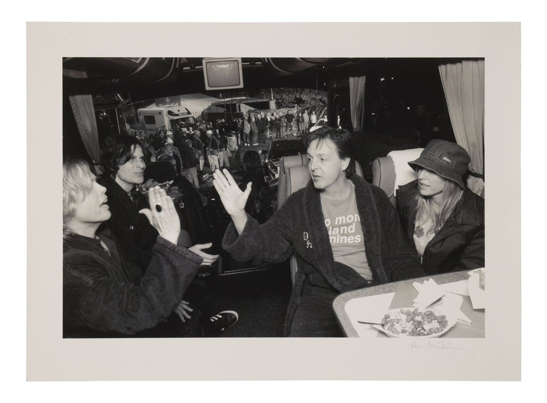 PAUL MCCARTNEY - Paul McCartney-Autographed "Poster Girl'' London Print by Bill Bernstein, 2003 (1 of 2)