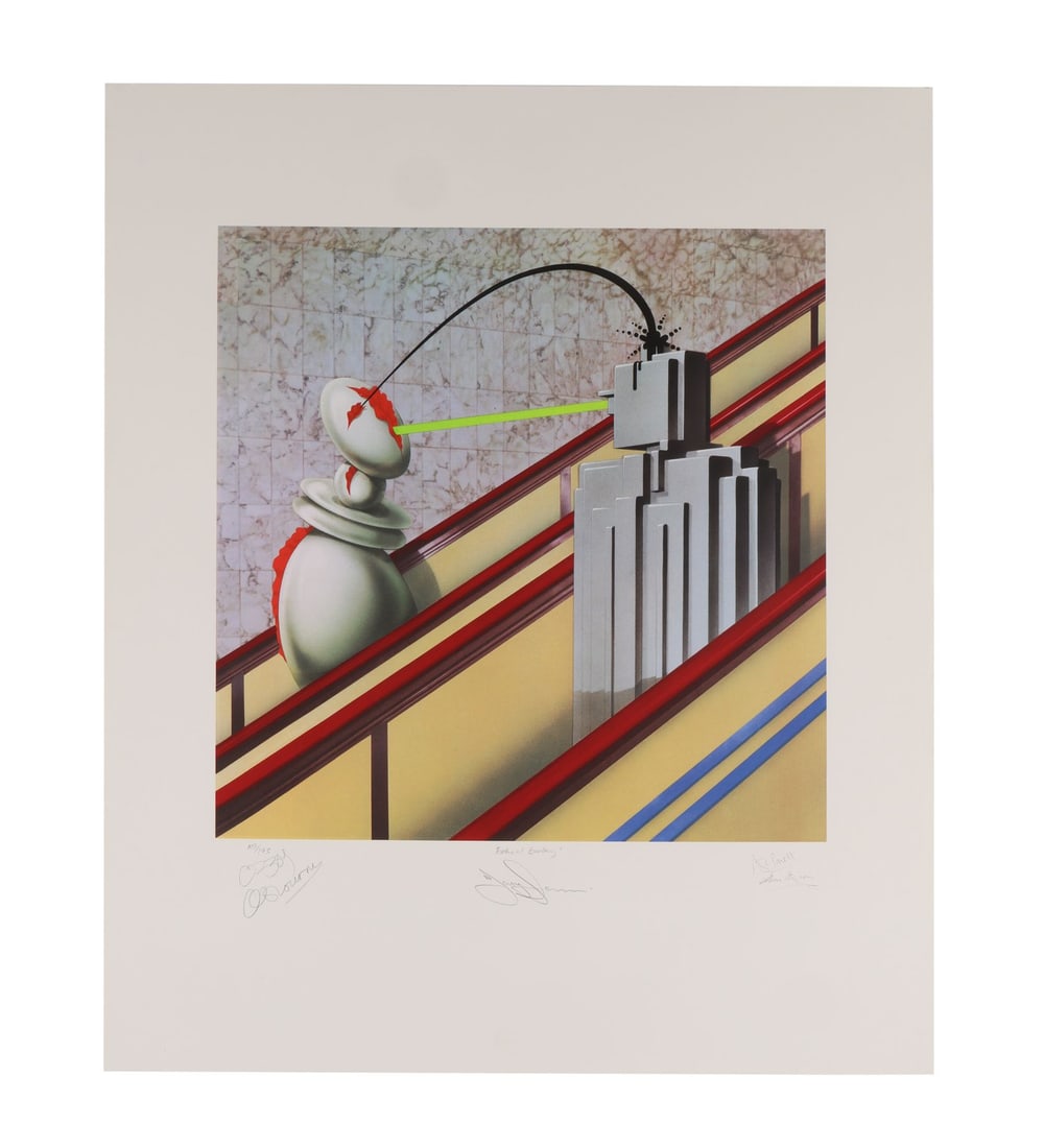 BLACK SABBATH - Ozzy Osbourne, Tony Iommi, Aubrey Powell and Storm Thorgerson-Autographed Limited (1 of 4)