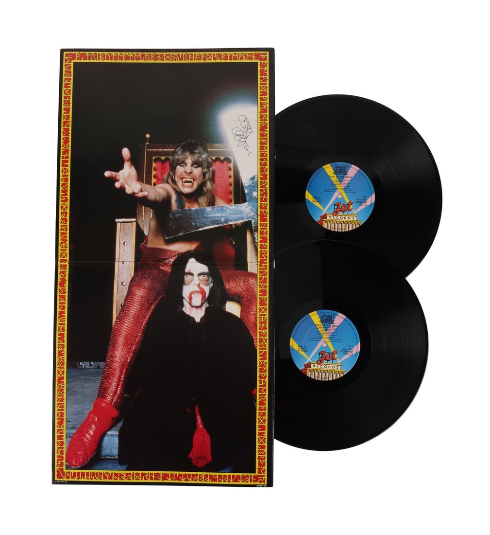 OZZY OSBOURNE - Ozzy Osbourne-Autographed Talk of the Devil UK Vinyl (1 of 4)