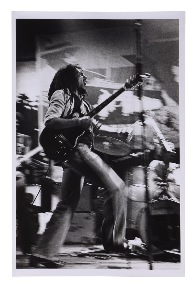 BOB MARLEY - Limited Edition Lyceum Theatre Performance Print by Dennis Morris, 1975 (1 of 2)