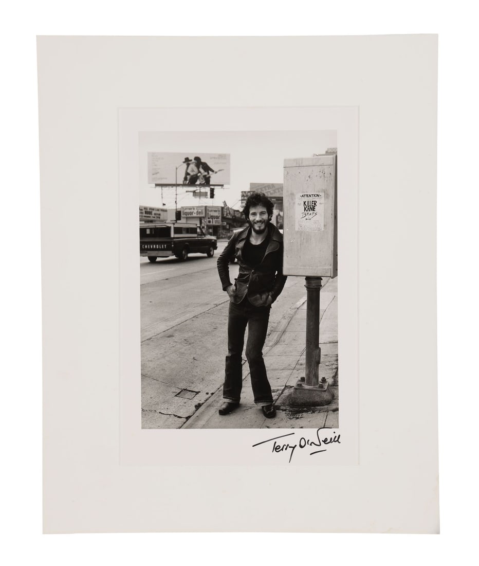 BRUCE SPRINGSTEEN - Sunset Strip, Los Angeles Print by Terry O'Neill, 1975 (1 of 2)