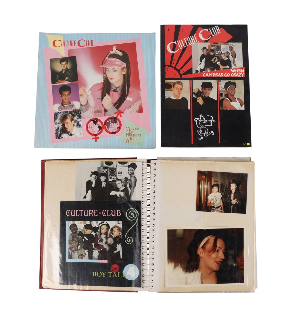 CULTURE CLUB - Boy George, Mikey Craig, Jon Moss and Sam Butcher-Autographed Tour Programme, (1 of 4)