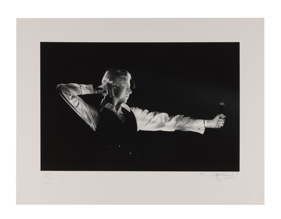 DAVID BOWIE - David Bowie-Autographed Limited Edition "The Archer" Print by John Rowlands, 2013 (1 of 4)