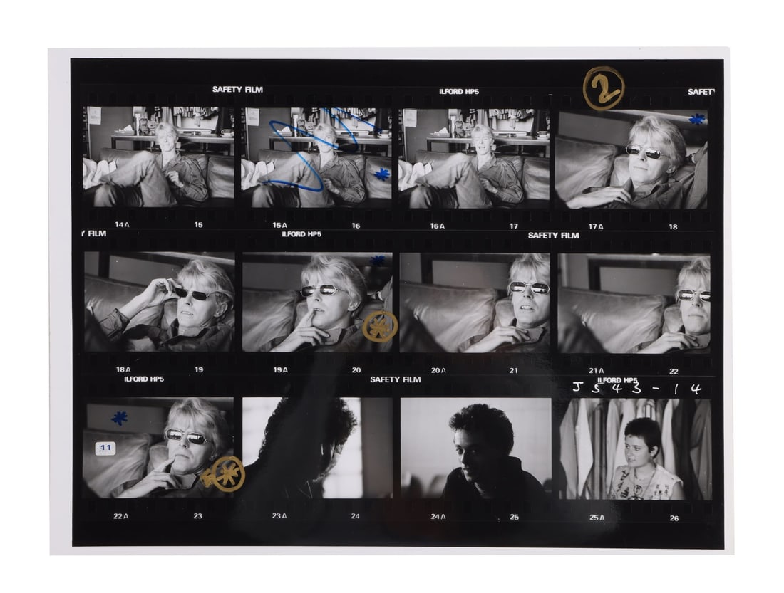 DAVID BOWIE - The Denis O'Regan Collection: David Bowie Hand-Annotated "Rotterdam Feyenoord Stadium (1 of 4)