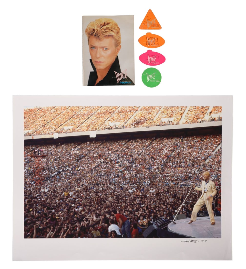 DAVID BOWIE - The Denis O'Regan Collection: Limited Edition David Bowie Commonwealth Stadium (1 of 4)