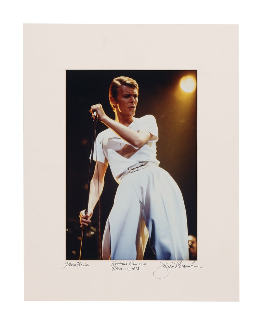 DAVID BOWIE - The Rockarchive Collection: C-Type Print by Janet Macoska, Richfield Coliseum, Ohio, (1 of 3)
