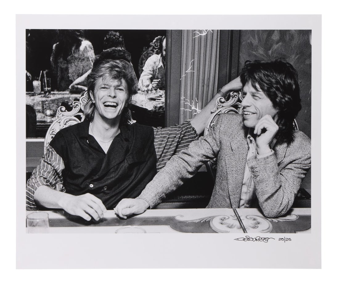 DAVID BOWIE AND MICK JAGGER - The Denis O'Regan Collection: Limited Edition David Bowie and Mick (1 of 3)