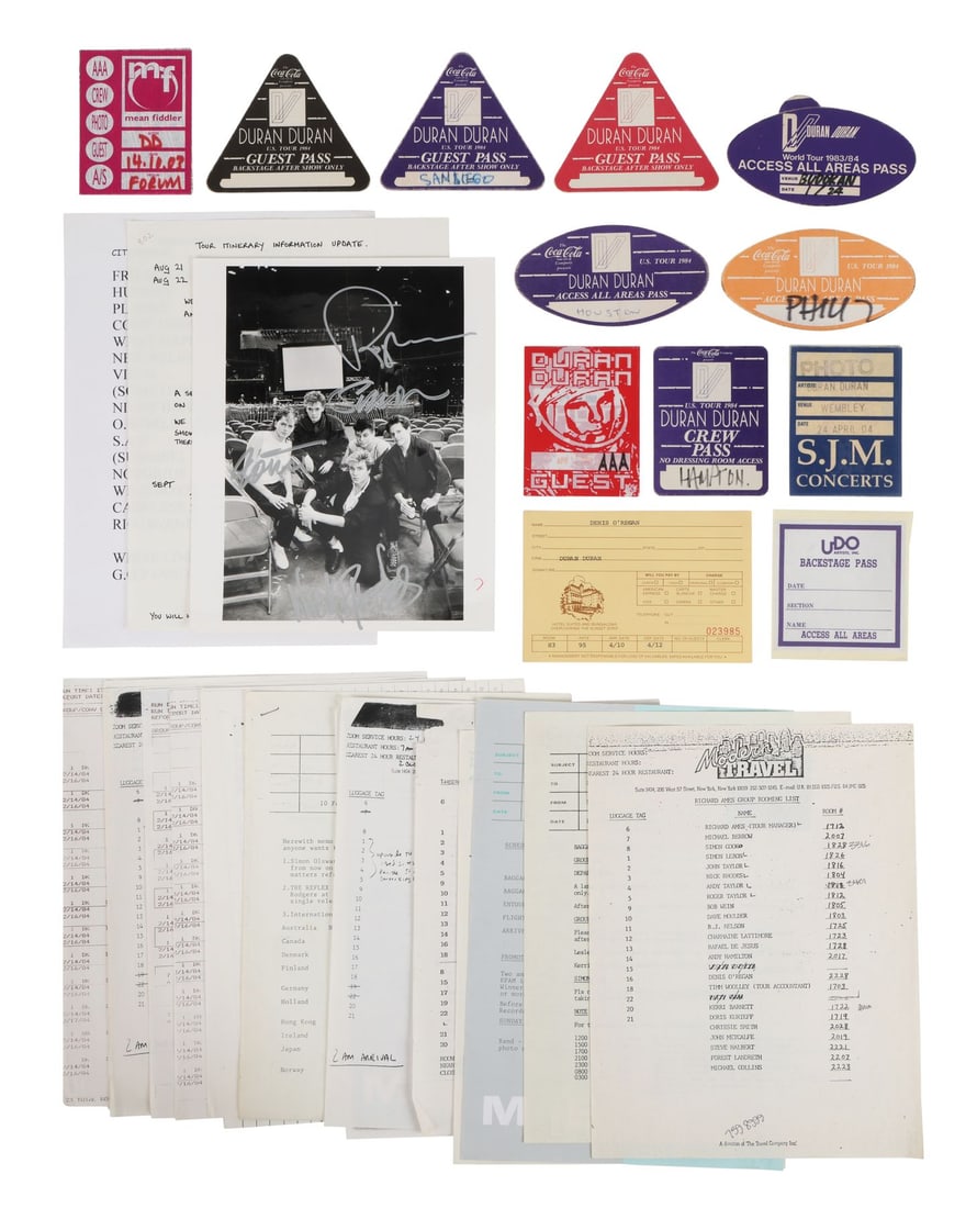 DURAN DURAN - The Denis O'Regan Collection: Simon Le Bon, Nick Rhodes, Roger Taylor and John (1 of 4)